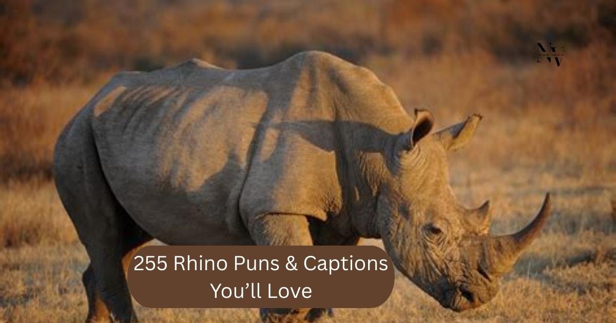 255 Rhino Puns & Captions You’ll Love