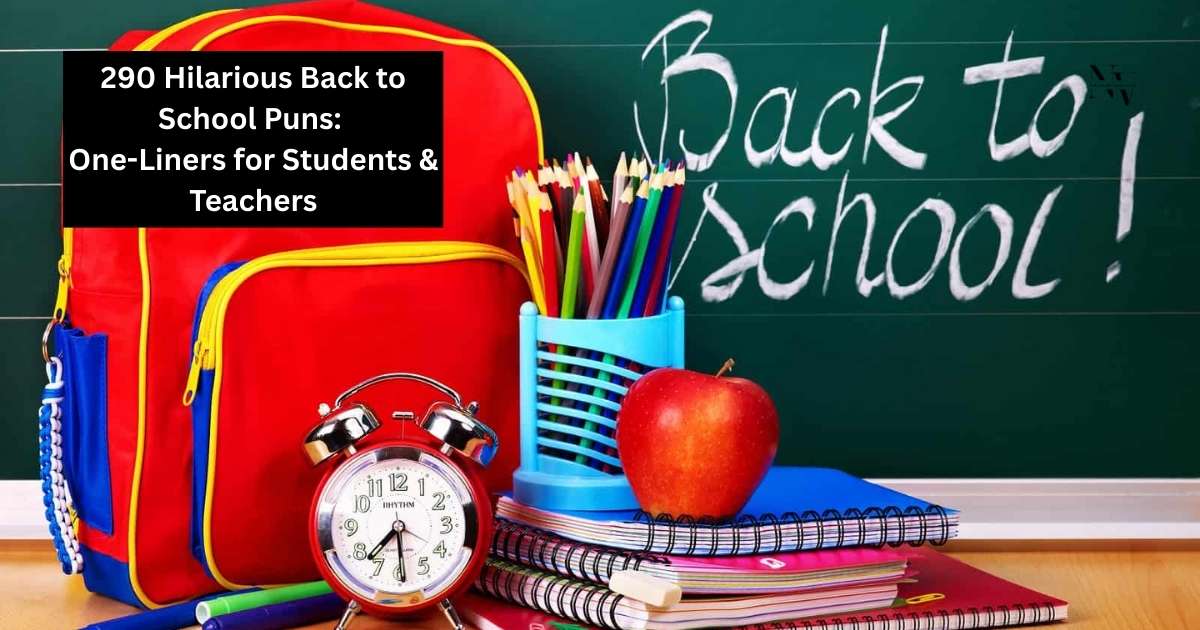 290 Hilarious Back to School Puns One-Liners for Students & Teachers