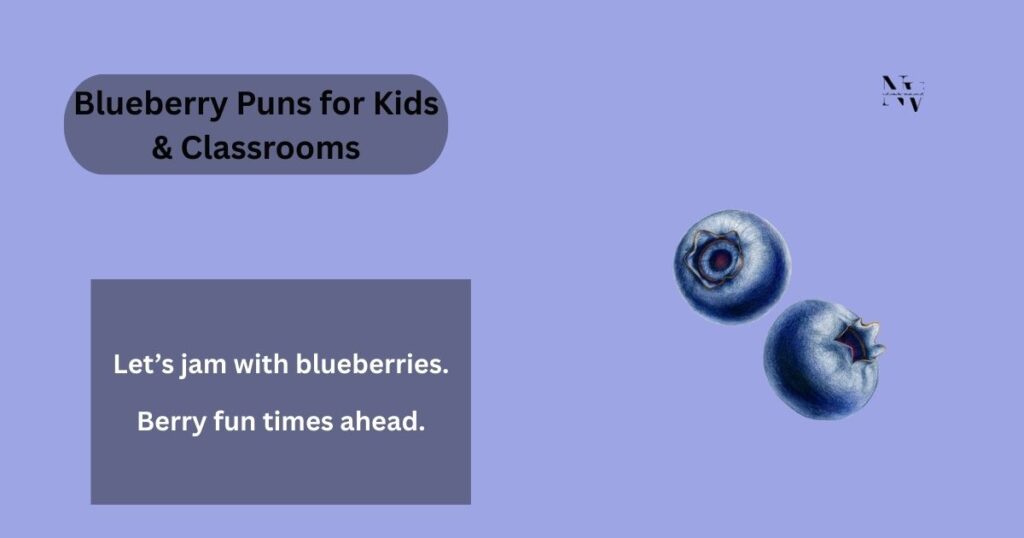 Blueberry Puns for Kids & Classrooms