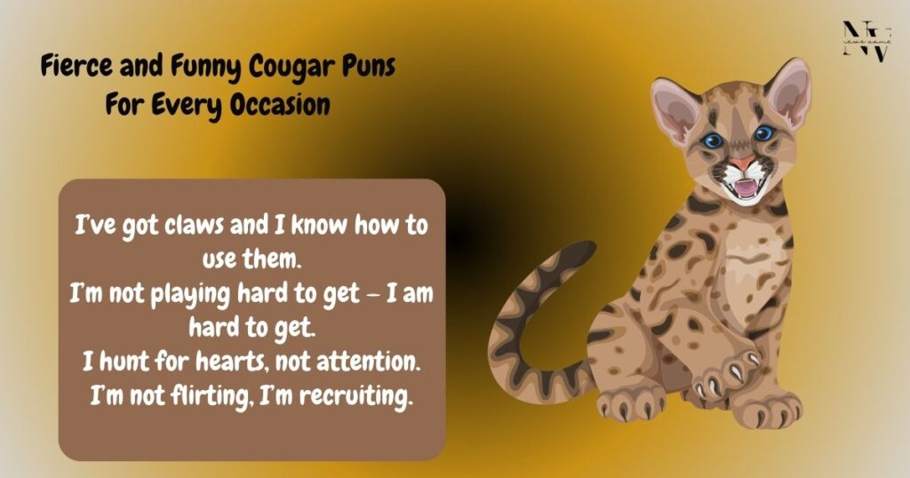 Fierce and Funny Cougar Puns For Every Occasion