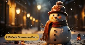 255 Cute Snowman Puns